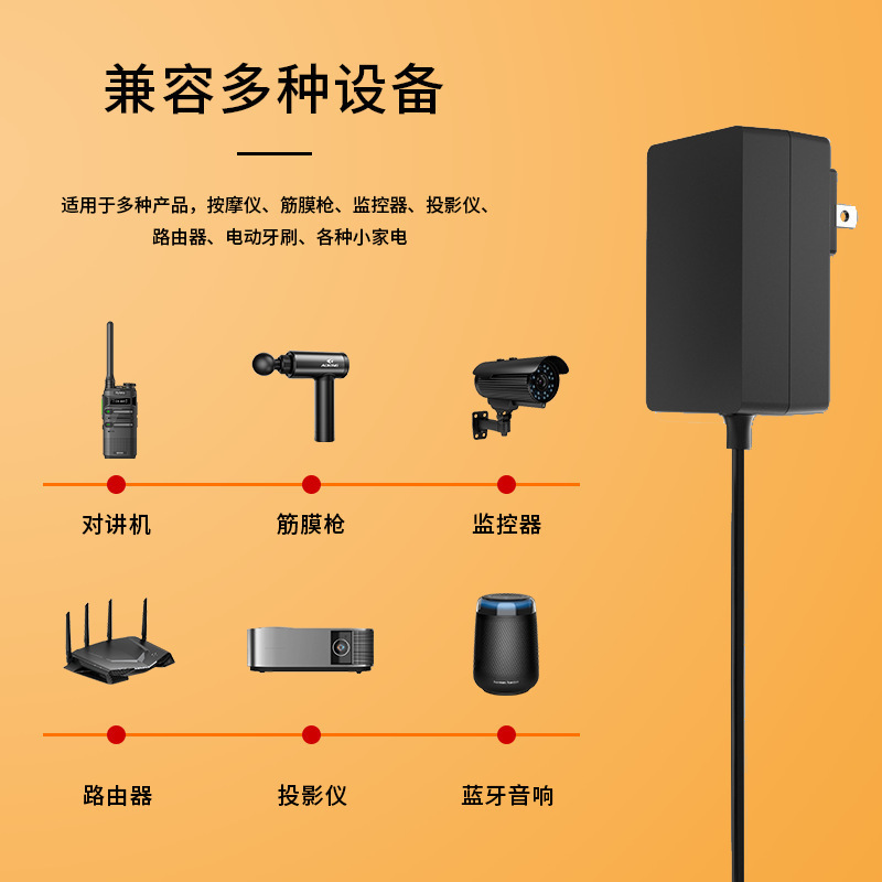 中美規ul認証12V3Aディスプレイ監視灯美容器充電器24V1.5A電源アダプタ付き|undefined