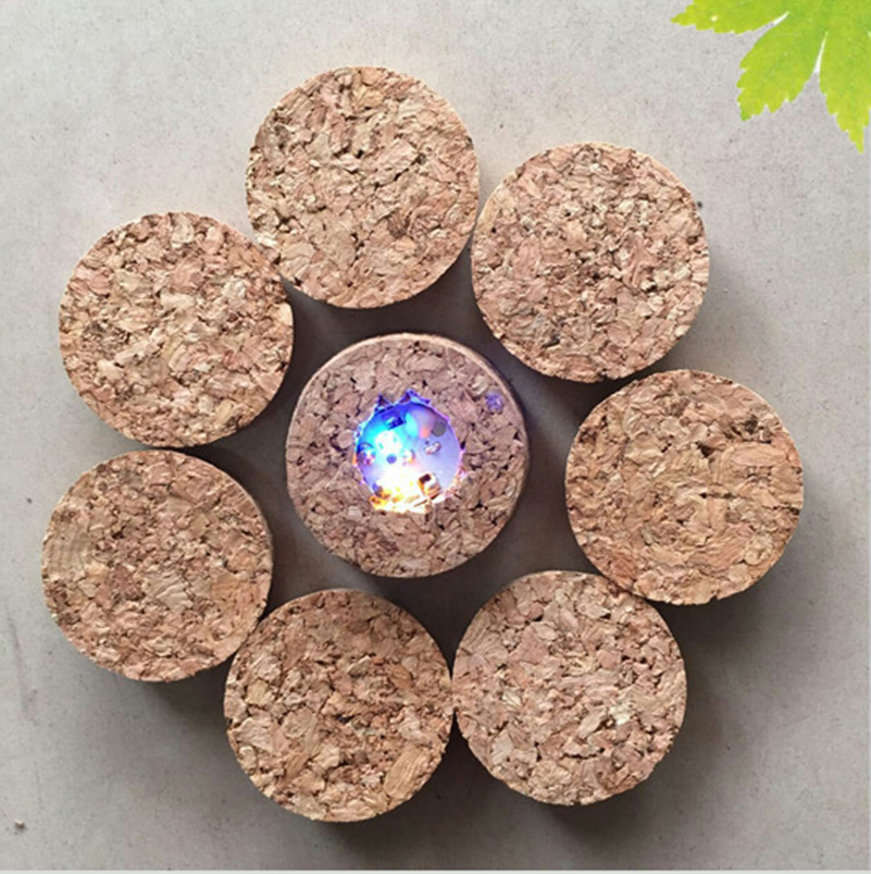 复合锥形软木塞小玻璃瓶合成棒料软木塞子陶瓷瓶盖锥形水松塞