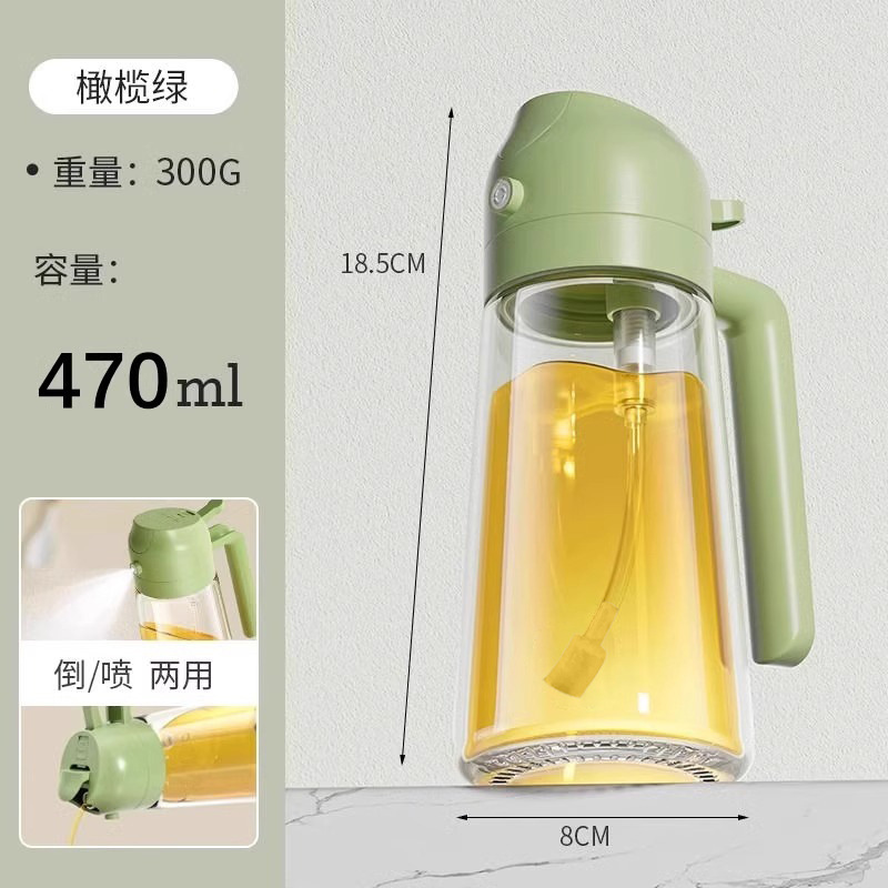 Fábrica de botellas de pulverización de doble propósito suministro directo de alta calidad de vidrio grueso anti-colgante a prueba de fugas botellas de pulverización a granel soporte personalizado