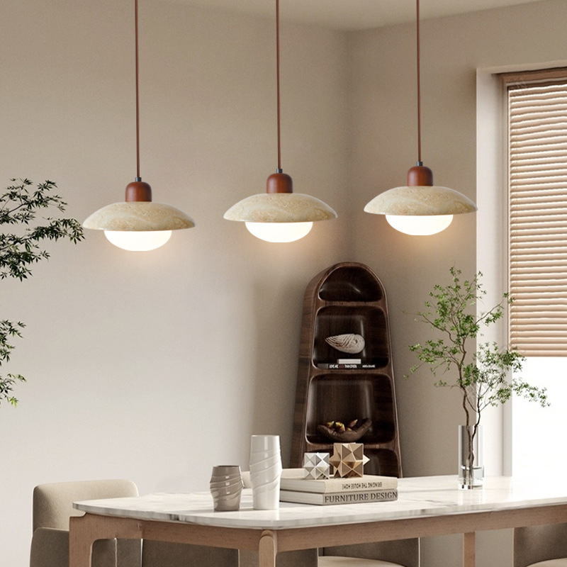 Lámpara de cabezal de cama residencial, restaurante, lámpara de piedra, diseño silencioso, lámpara de bar, lámpara de agujero, sala de té de viento transfronterizo amarillo, venta caliente