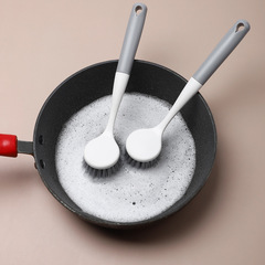 批髮長柄鍋刷 廚房洗碗不沾油家用防滑多功能塑料掛式劍麻清潔刷