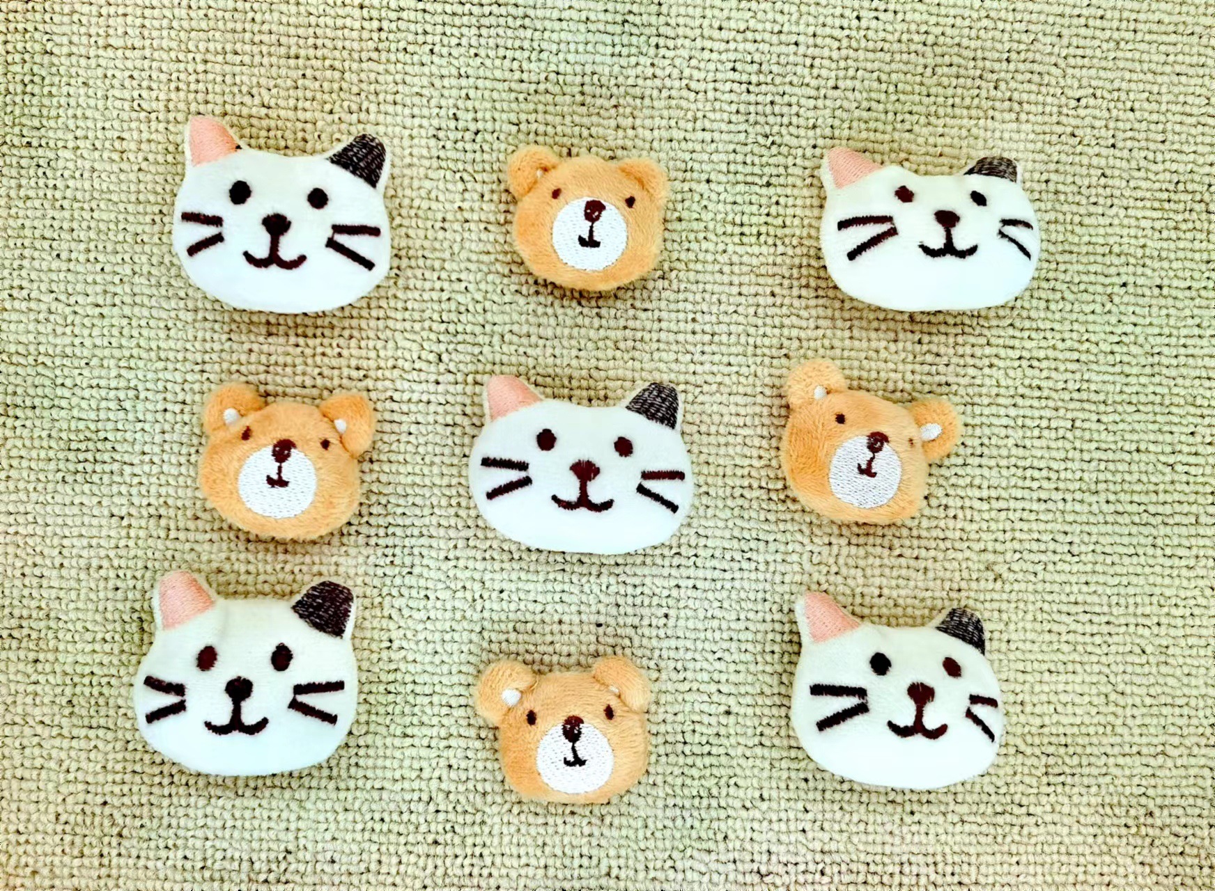 two-color plush cartoon creative decorations