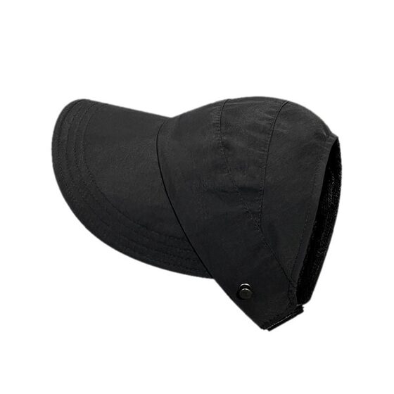 Zhao Rusi's same summer sunscreen cap outdoor anti-ultraviolet empty top cap can be tied high ponytail sun hat