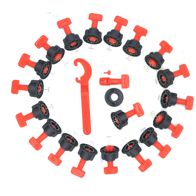 nivelación de azulejos de piso tipo T rotativo herramientas de plástico intercambiables aguja nivelación de azulejos nivelación de azulejos de pared nivelación de azulejos