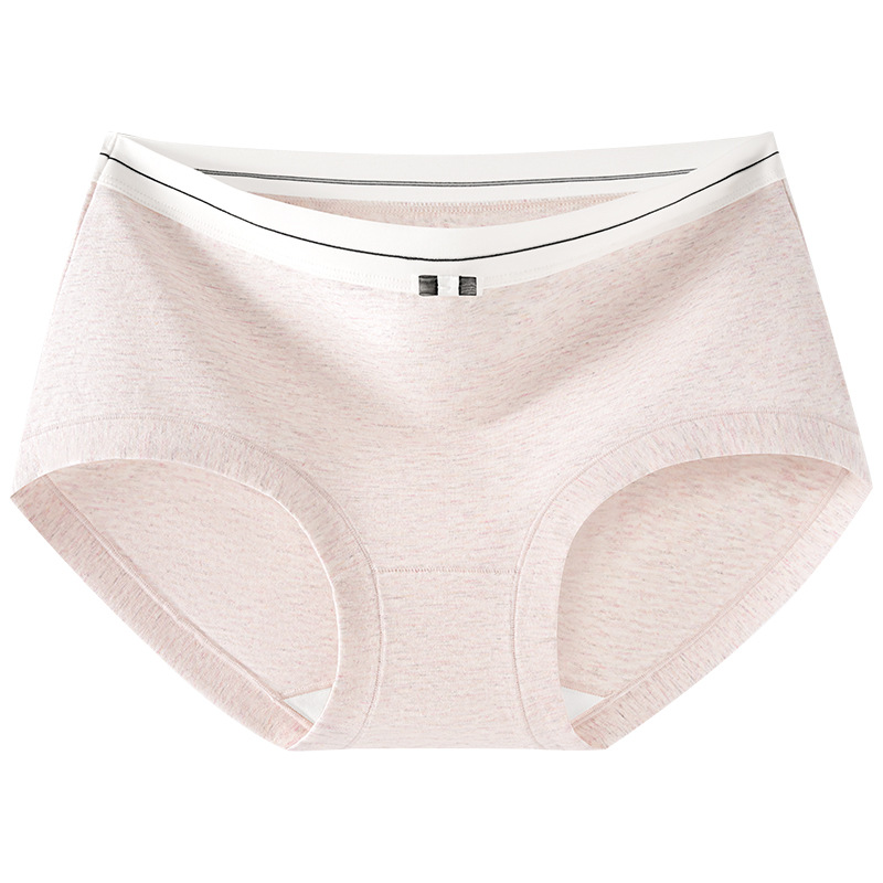 Xinjiang ropa interior de gran tamaño de algodón de fibra larga, entrepierna de algodón de algodón puro para mujer 10A entrepierna de algodón antibacteriano, cintura media, cadera, calzoncillos para mujer
