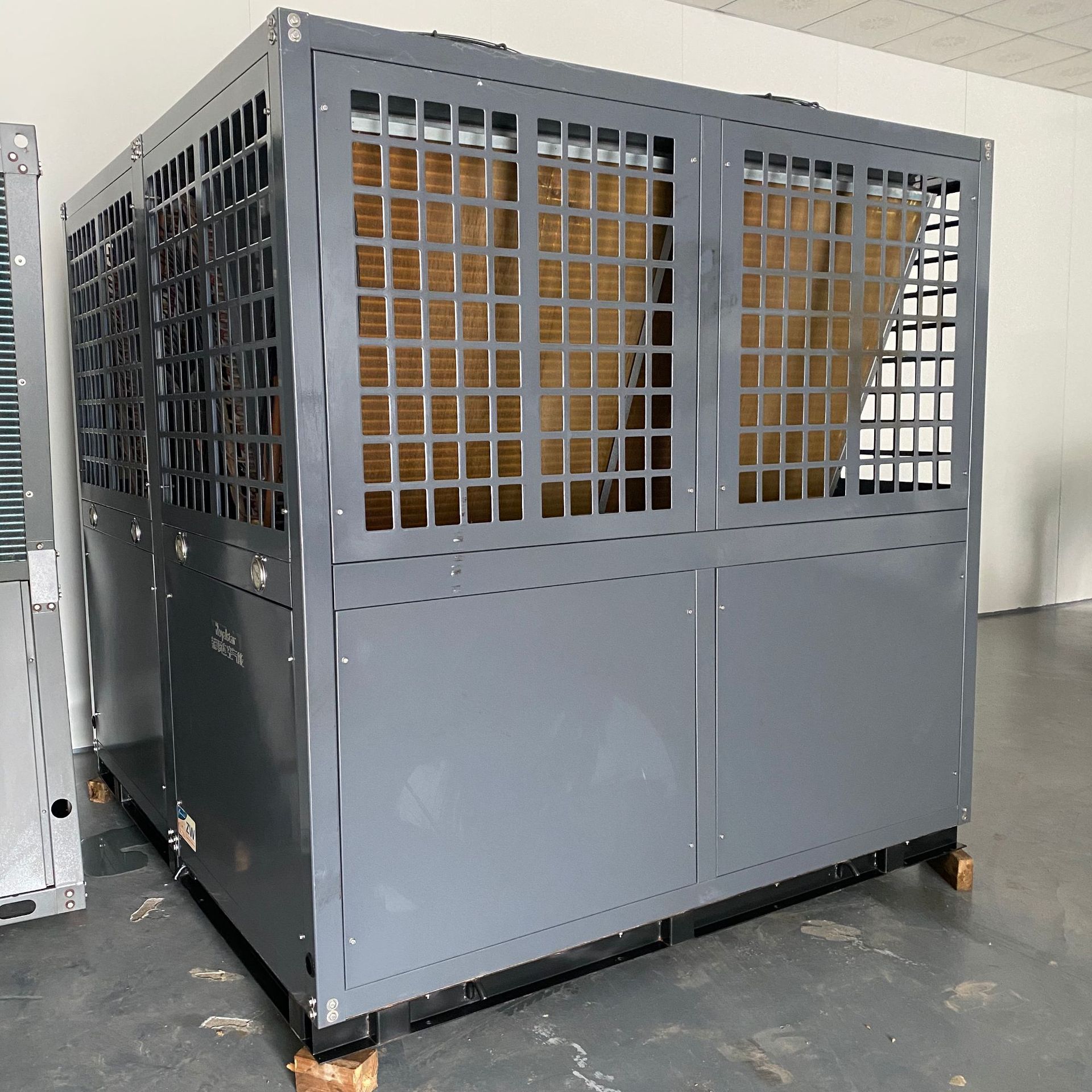 二手商用空调荣事达144KW空气能热泵低温机组