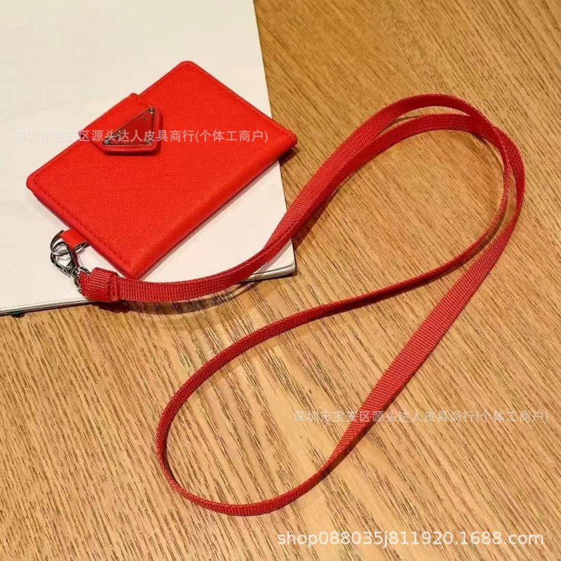 欧美潮牌工作证卡套男女款工牌门禁卡身份证银行卡保护套斜挎挂脖|undefined