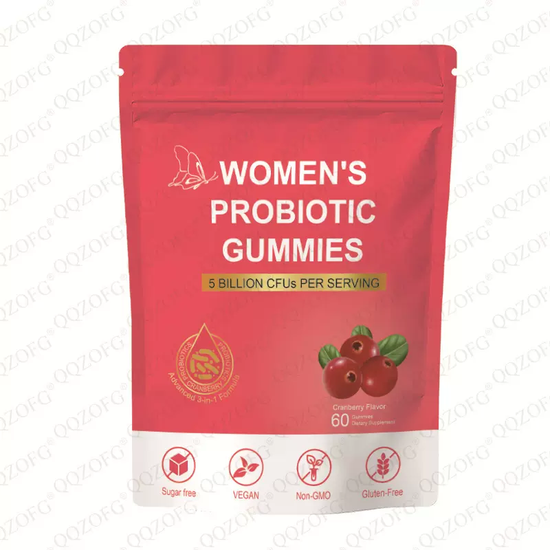 新品TK亚马逊独立站热销品女性益生菌软糖WOMEN'S PROBIOTIC支OEM