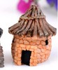 Moss micro -landscape ornaments 6 thatched house house resin small house creative crafts Zakka wind