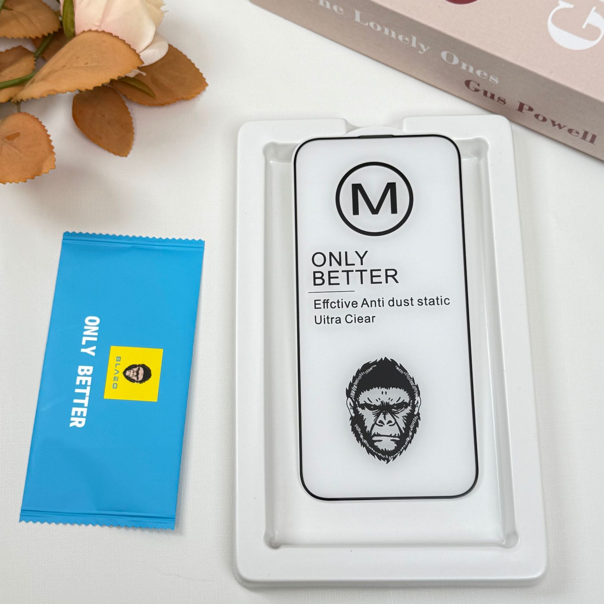 Gorilla HD Película de vidrio templado Serie Apple A prueba de explosiones, mejora, huellas dactilares, polvo, HD, antivisera