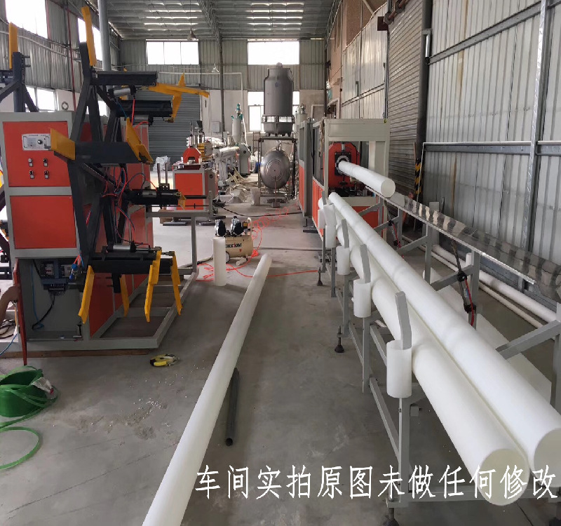 镀锌钢管内覆塑料管挤出机PE塑料包覆管挤出设备 钢管包覆挤出机