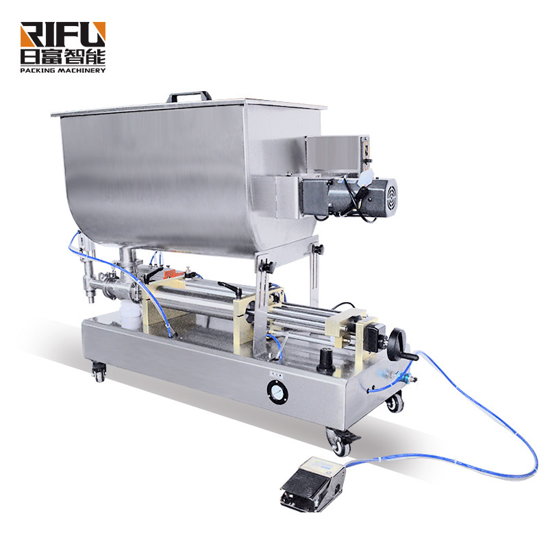 半自动活塞灌装机 全气动液体膏体灌装设备 酱料果汁灌装机器厂家
