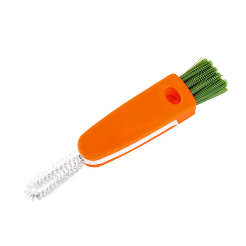 Insulated cup lid gap 3-in-1 cleaning brush, multi-functional no dead angle groove milk bottle cap cup brush