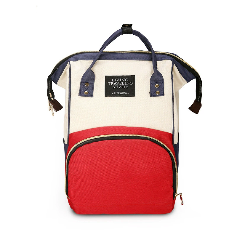 Новая стильная вместительная сумка для мам с возможностью персонализации, для хранения детского питания, портативный холщовый рюкзак для детских бутылочек оптом.