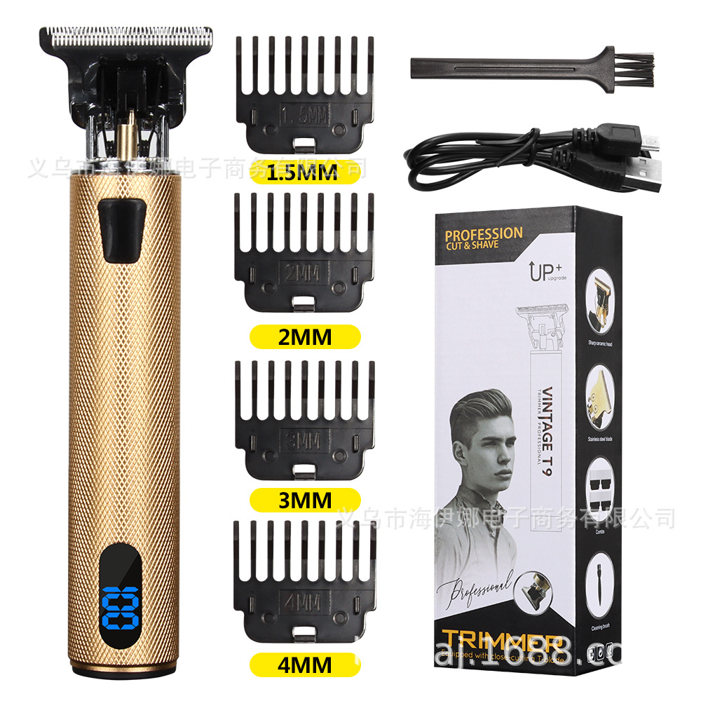 Amazon proporciona especialmente la cabeza de Buda dragón y Fénix pelo Clipper eléctrico pelo Clipper aceite cabeza Clipper recargable Barber Clipper fábrica de Ventas Directas