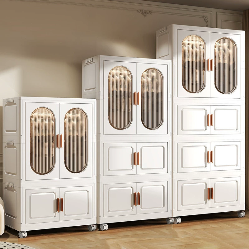 Простой складной шкаф для хранения одежды без установки, детский гардероб для спальни, шкаф для арендного дома