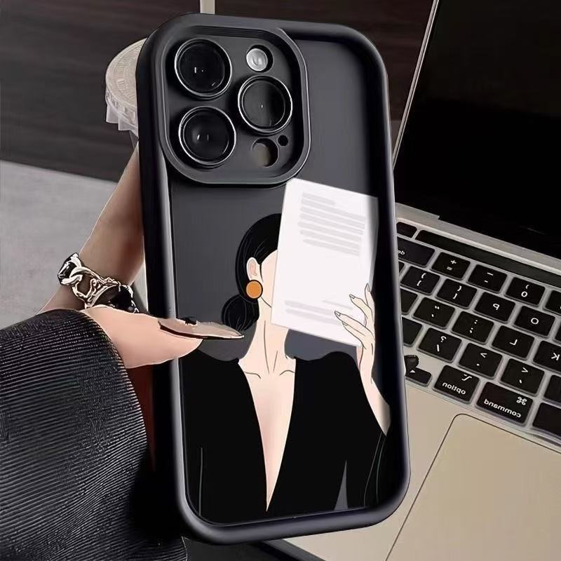 Funda para teléfono móvil iphone16pro para presidenta Apple 15 anti-caída 14pro13promax nuevo 12 personalidad