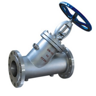 保温截止阀BJ45W-16P/25P Y型不锈钢法兰保温截止阀