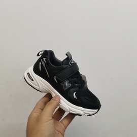 秋款黑色妞巴巴童鞋品牌轻便透气跑步鞋温州童鞋尾货更多款关注