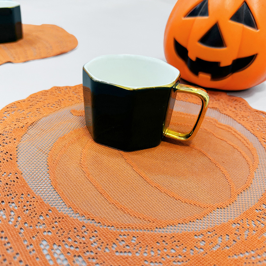 Pumpkin Placemat Woven For Home And Dining