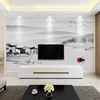 8d three-dimensional television Background wall wallpaper Qiangbu mural Movies canvas Wall covering bedroom Ink landscape