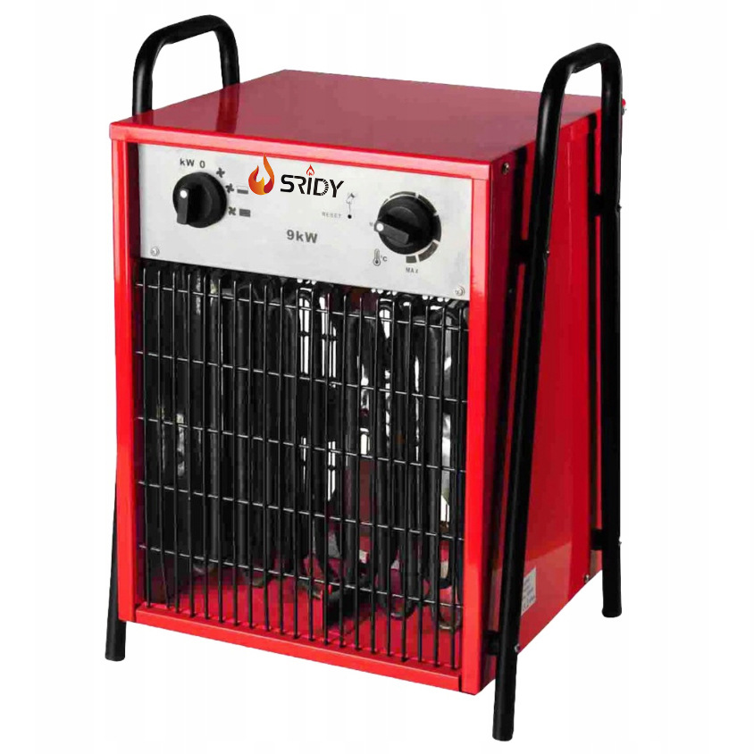 3KW5KW9KW12KW工业取暖电暖风机热风炉移动大棚取暖器厂家直