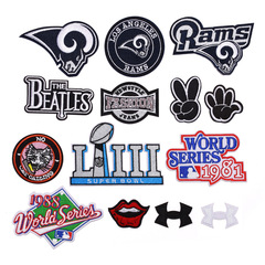 外貿潮品刺繡布貼批發服裝輔料補丁貼徽章廠家直供來樣定做