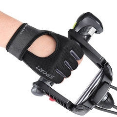 騎行手套Q9073男女訓練減震掌心防滑透氣半指戶外運動健身手套