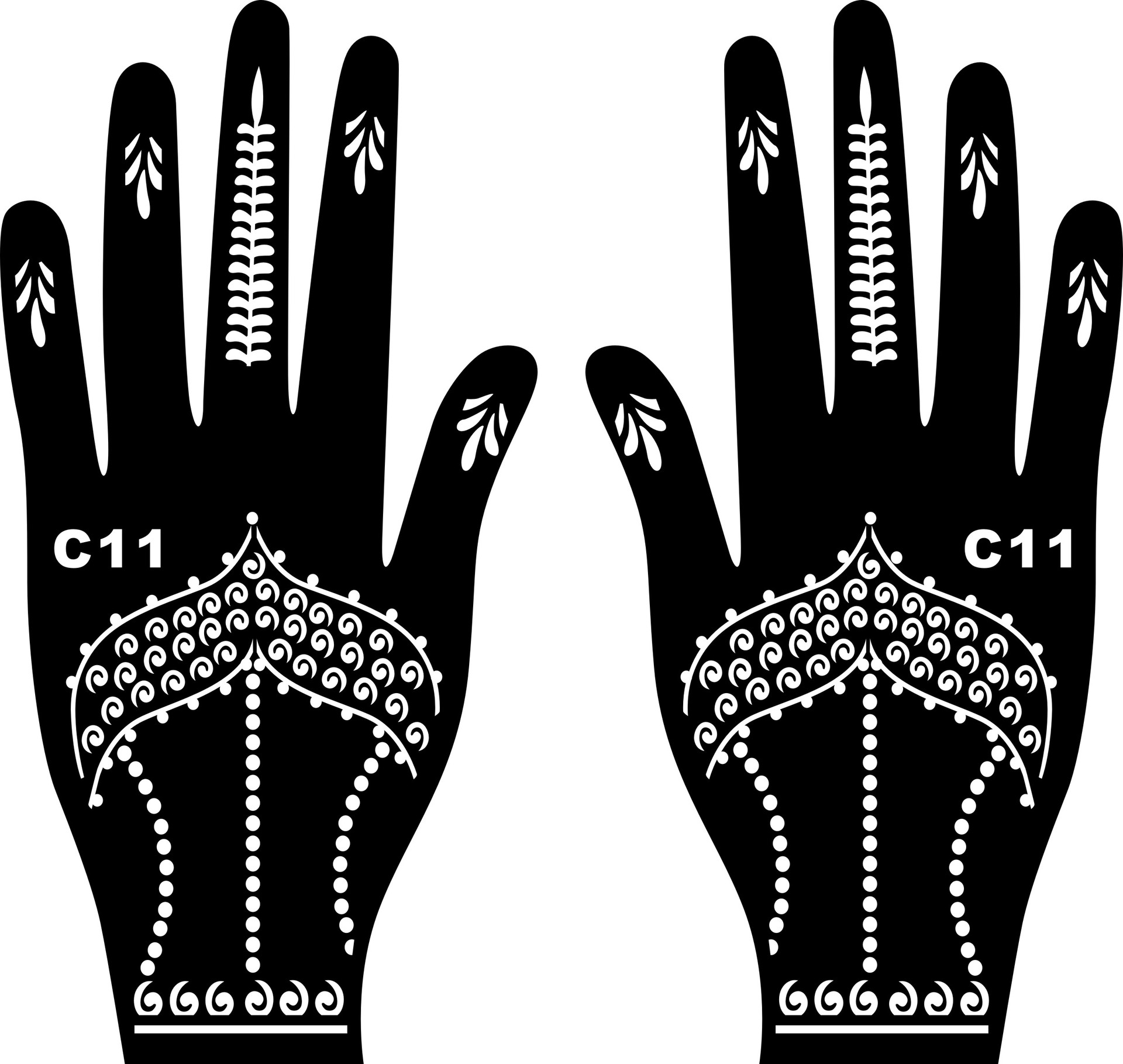 20g Weight Solid Color PVC Tattoos & Body Art 1 Piece