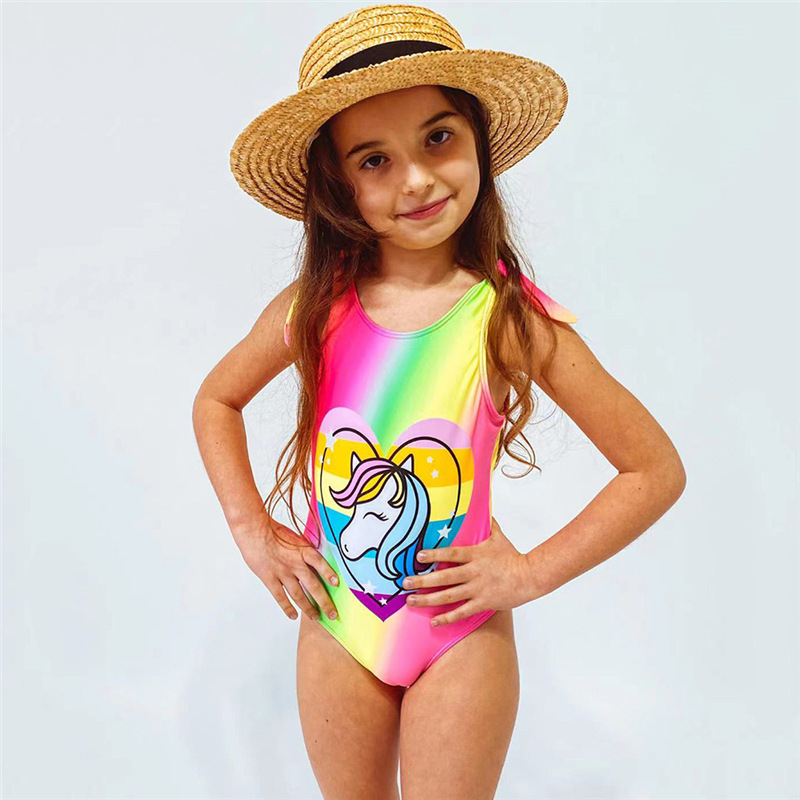 One piece children's swimsuit princess g...