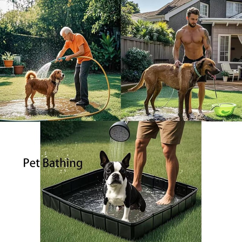 Outdoor Shower Tent Awning Tray Chassis Foldable Bathroom Indirect Water Tray Car Travel Multifunctional Basin