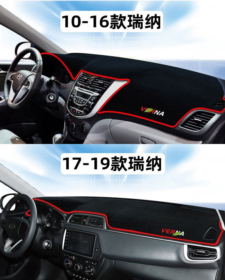 Suitable for Hyundai Ix35, Tucson, Elantra, Venue Dashboard Sunshade Mat, Center Console Sun Protection and Heat Insulation Mat