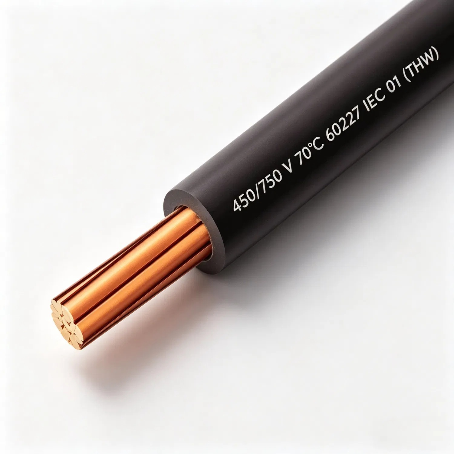 IEC60227 系列单芯无护套电线 70℃/90℃高低温软硬导体电线