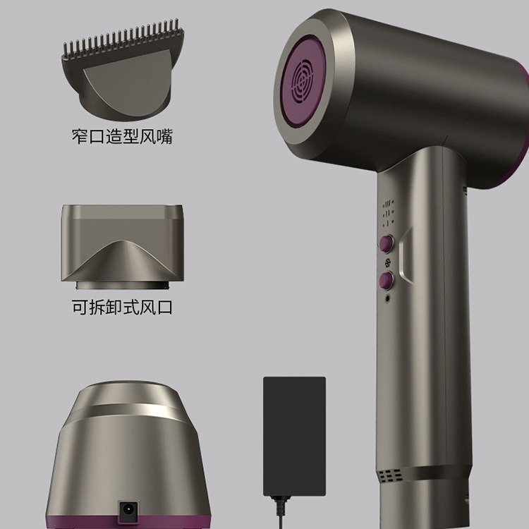 Wireless Smart Hair Dryer, Portable Travel 5