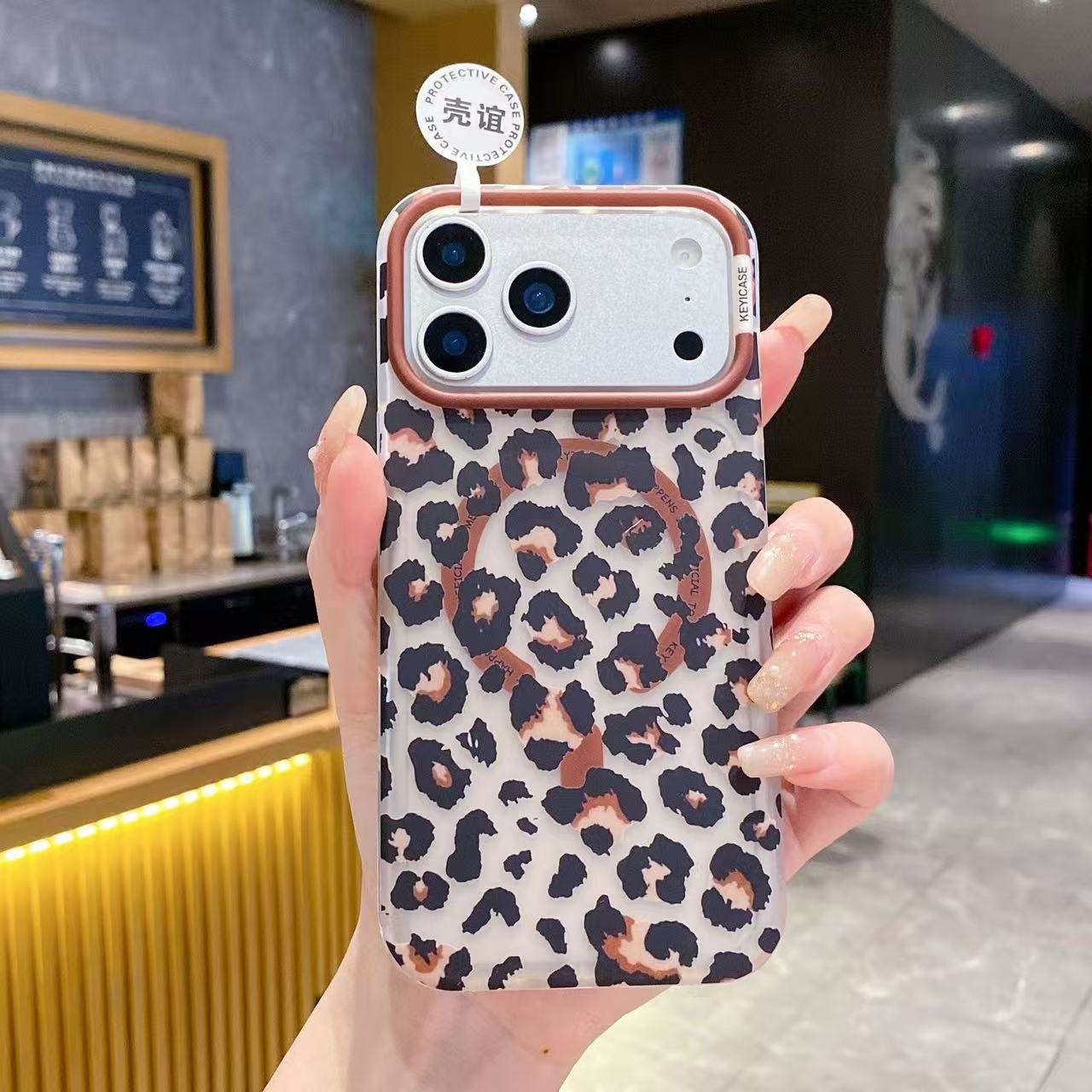 Funda para teléfono con diseño de gato KT, tacto de piel, compatible con Apple 17 Pro Max, iPhone 16, modelo popular, magnética 15P, estilo coreano 14/13
