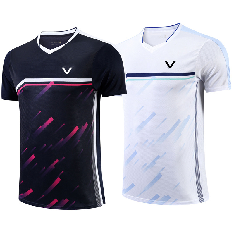 New Adult Badminton Suit Men's and Women's Quick-drying Table Tennis Suit Children's Tennis Training Sportswear 2080