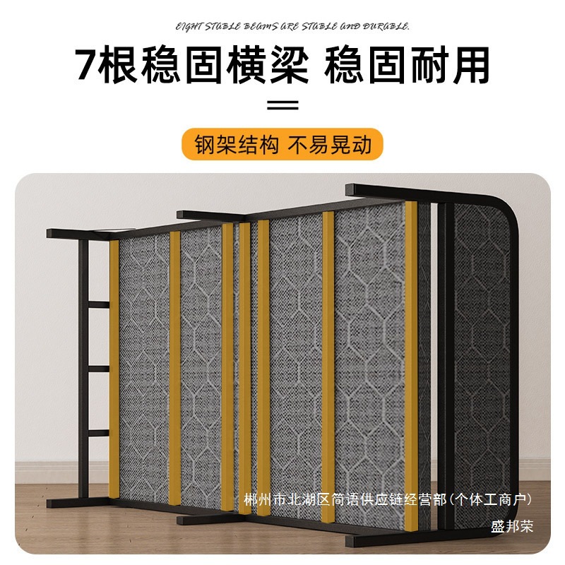 Fábrica directa de cama plegable simple cama acompañante doméstica simple cama de hierro siesta cama de dormitorio placa dura cama de almuerzo cama