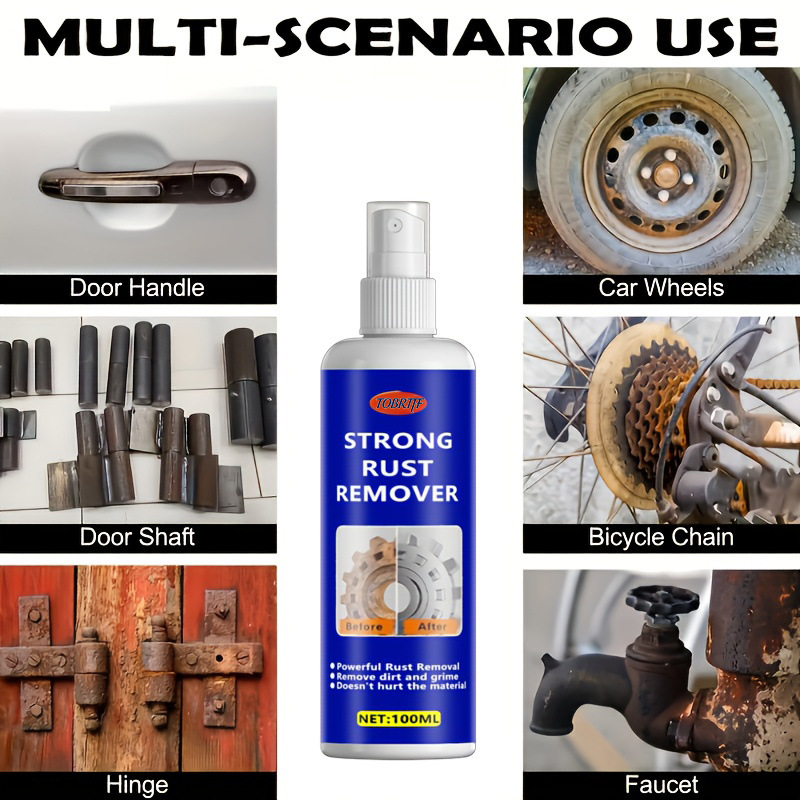 Powerful Ceramic/Toilet Rust Removal Spray - Quickly Dissolves Rust Without Damaging the Surface, Deep Rust and Stain Removal with Just One Spray Powerful Ceramic/Toilet Rust Removal Spray - Quickly Dissolves Rust Without Damaging the Surface, Deep Rust and Stain Removal with Just One Spray