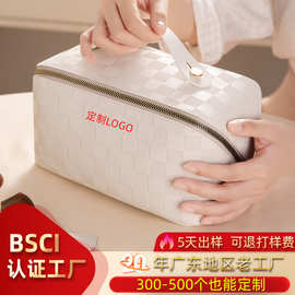 ins风时尚女方琴枕头化妆包大容量防水化妆品收纳包风琴化妆包