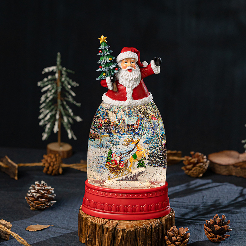 Navidad viejo muñeco de nieve decoración de escritorio árbol de nieve artesanía transfronteriza regalos productos al por mayor