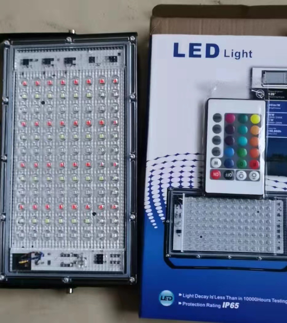 220V 비드 렌즈 100W RGB