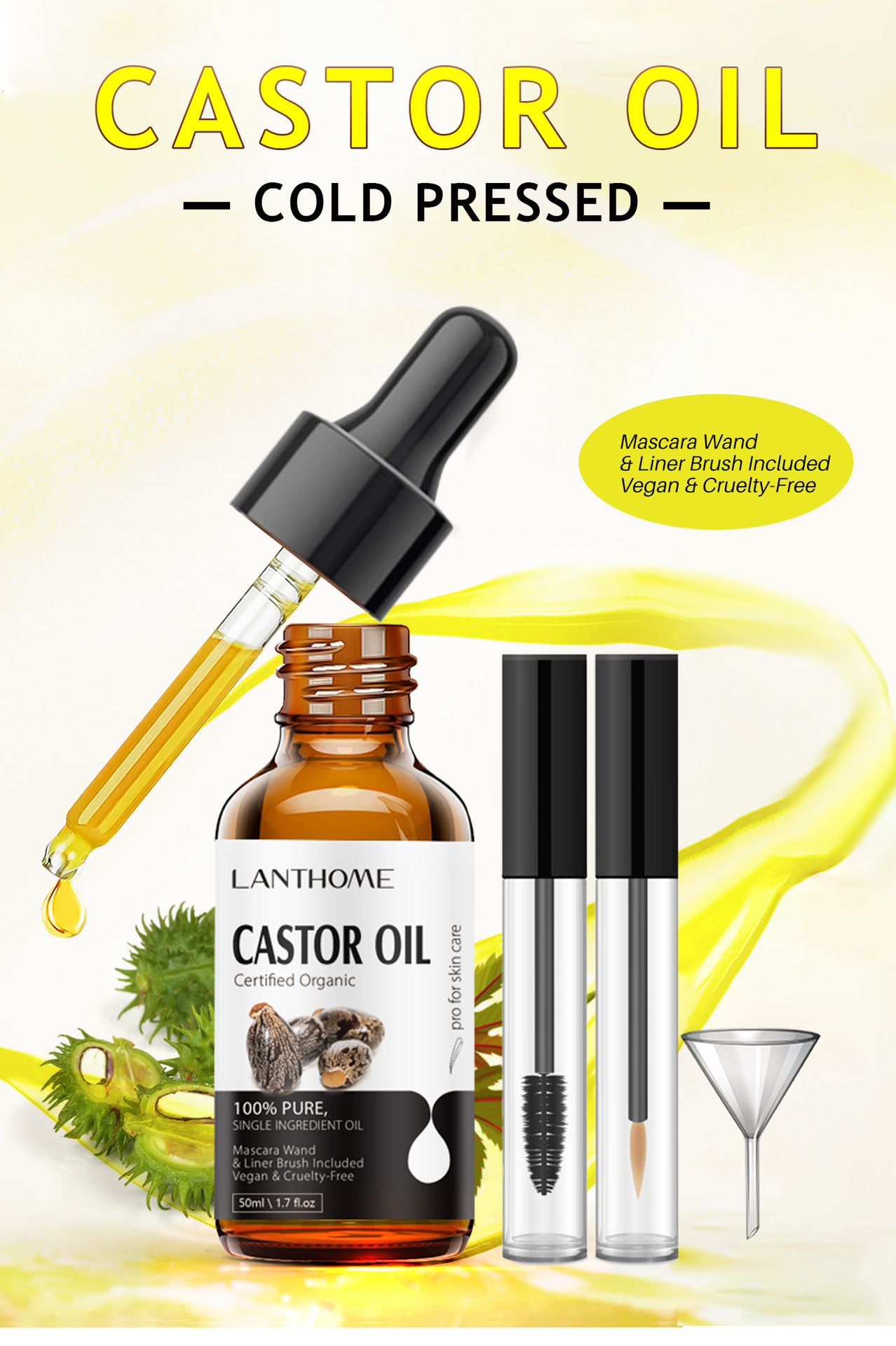 Lanthome Castor Oil Eyelash Serum - Image 1