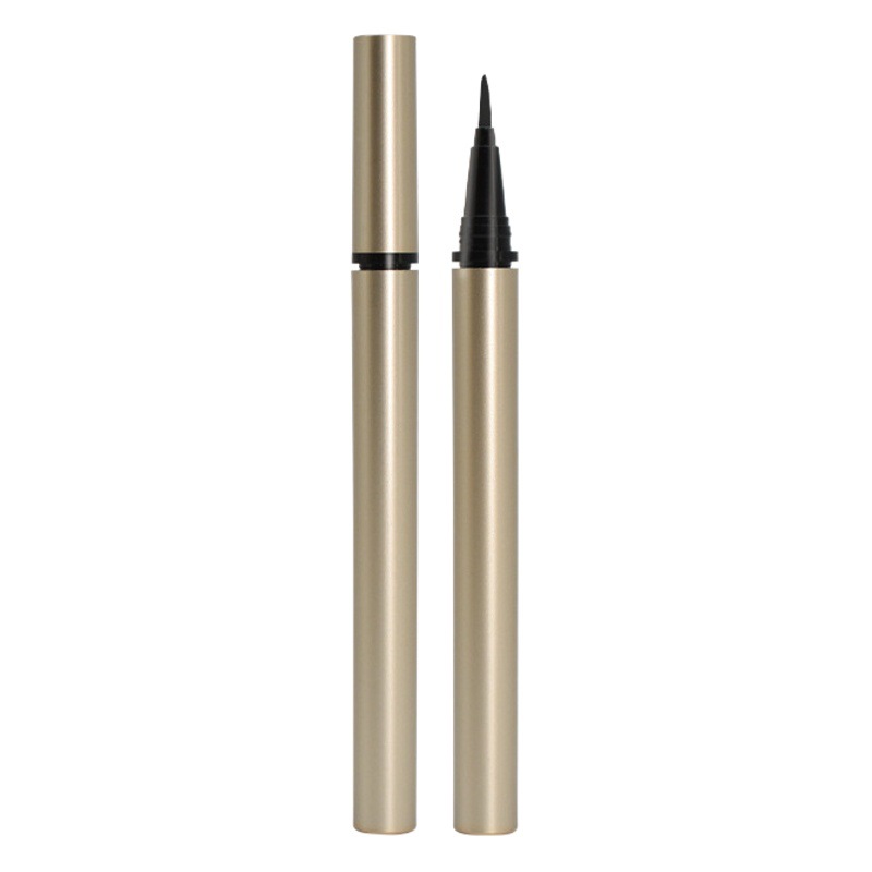 Cross-Border Logo-Free Eyeliner Small Batch Custom Waterproof Quick-Drying Cotton Tip Liquid Eyeliner Pen Gold Silver Glue Pen