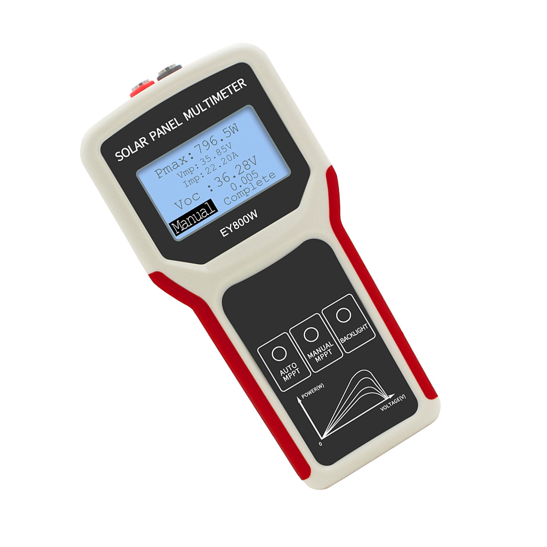 FROGBRO 800W光伏板万用表 太阳能板MPPT测试仪功率计电压电流表