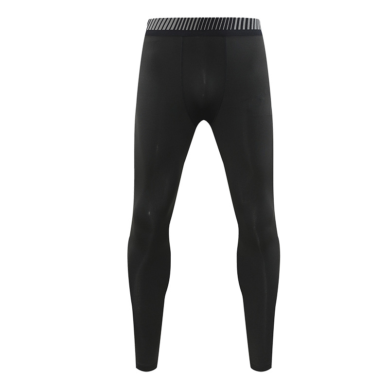 Pantalones deportivos para hombre para comercio transfronterizo, ropa de entrenamiento para correr al aire libre, ropa de fitness de alta elasticidad y secado rápido, mallas de capa base