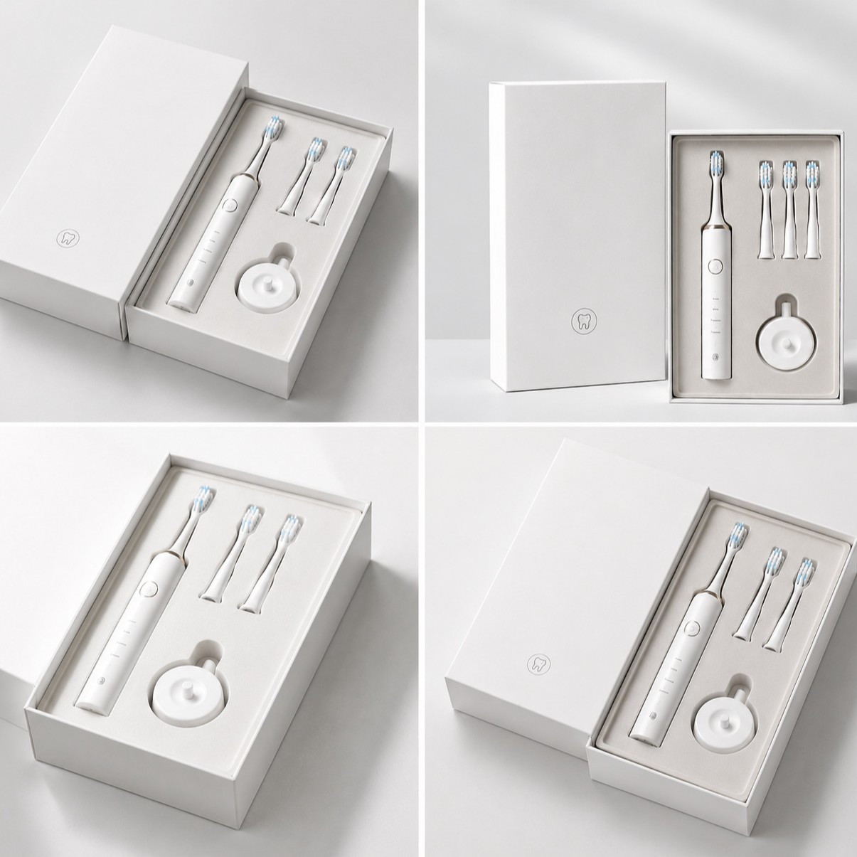 Cajón blanco simple cepillo de dientes eléctrico caja de cartón personalizada Tiandi cubierta caja de embalaje de productos electrónicos fábrica personalizada image 3