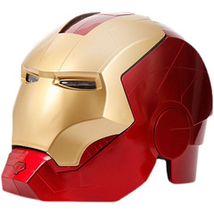 Iron Man helmet 1:1 mask can be opened, luminous gloves, adult and child model cosplay props