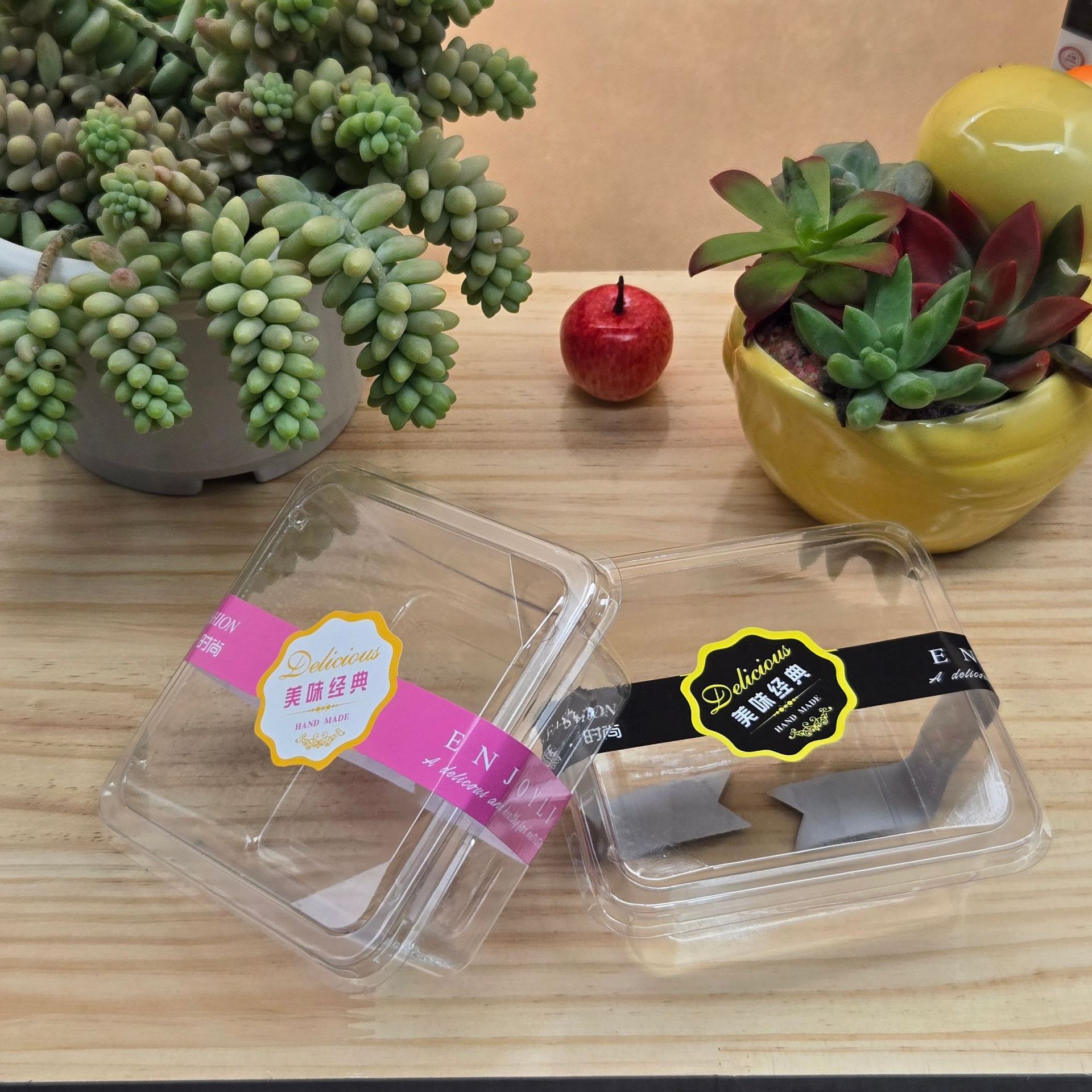 千层慕斯透明切片提拉米苏蛋糕卷包装盒切块蛋糕盒瑞士甜品打包盒