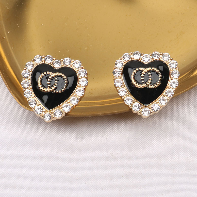 retro enamel heart-shaped