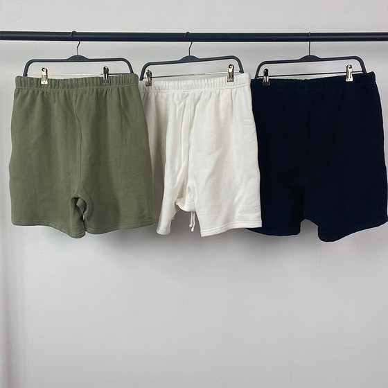 2021 Joint Essentials Shorts Reflective Uni Printed Washed fleece-lined Cross-border Hot Selling